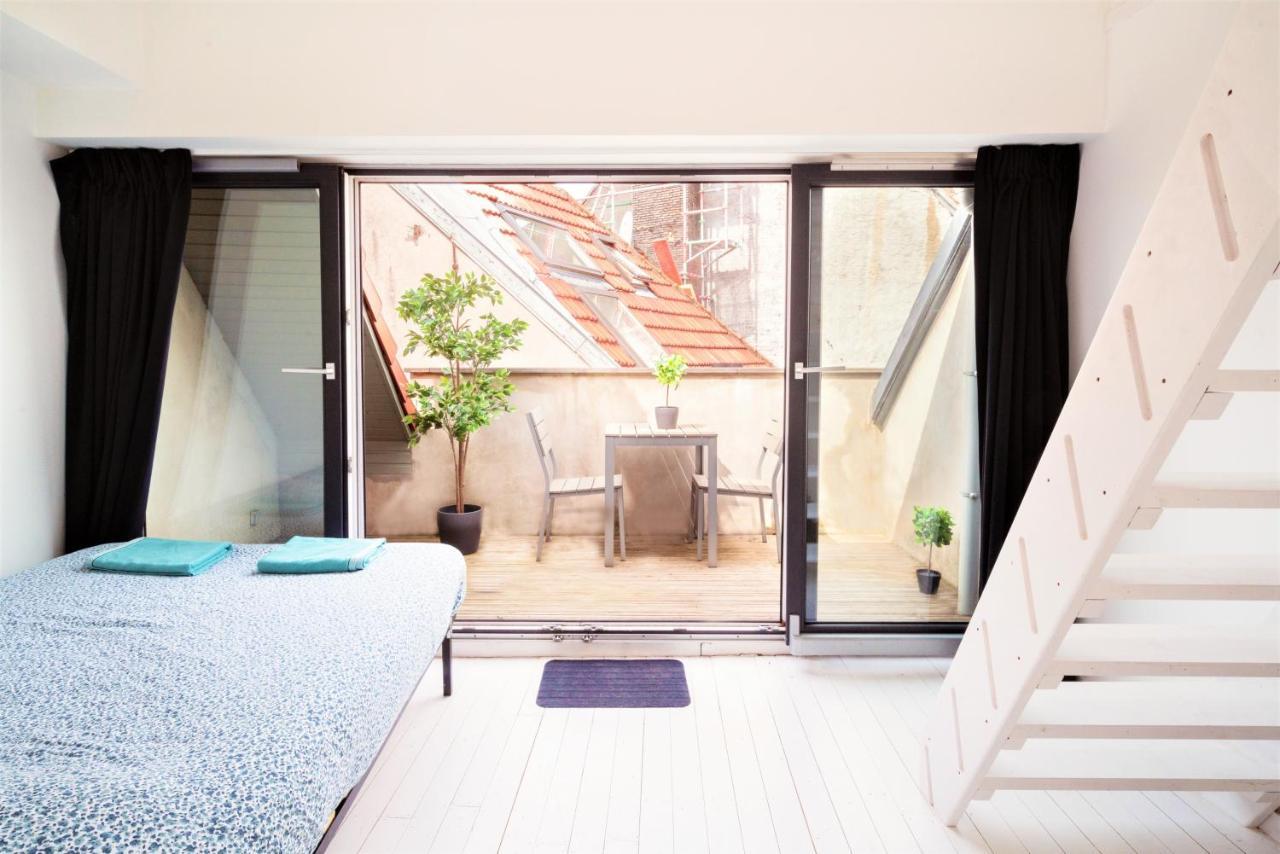 Beautiful Terrace Apartment In The Heart Of Anvers Dış mekan fotoğraf